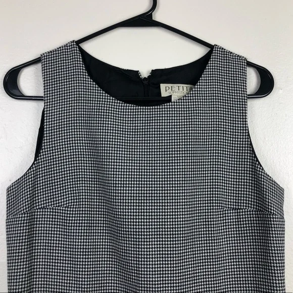 Vintage Petite Sophisticate Gingham Dress - Picture 3 of 7